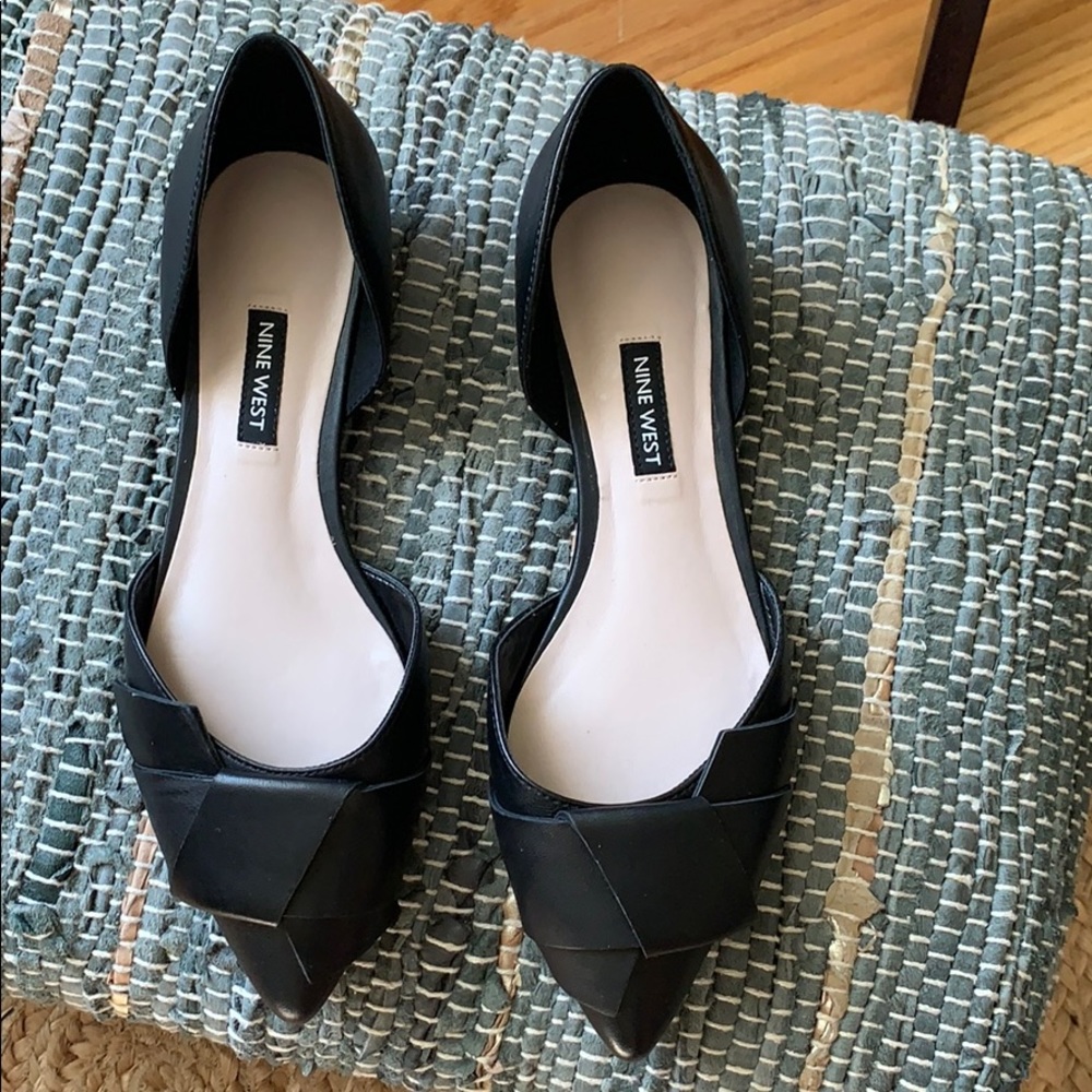 Nine West flats black 7.5